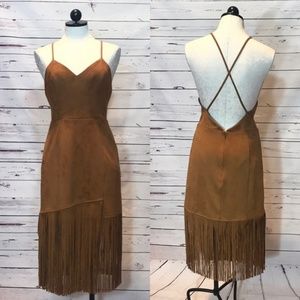 NWT Lovers + Friends Firefly Dress in Suntan